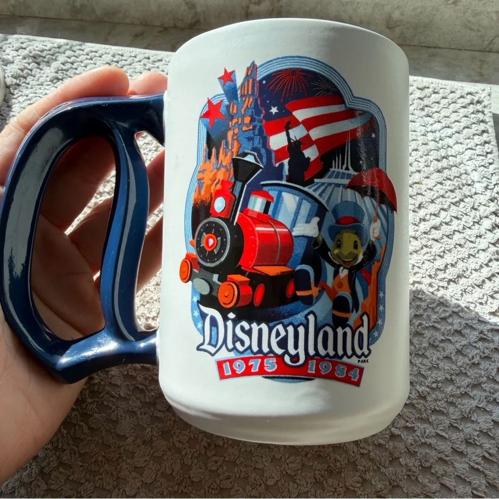 Disney Parks Disneyland Diamond 60th Anniversary 1975-1985 Decades Coffee Mug
